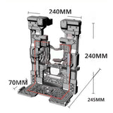 7 x 24 x 24cm Hangar pour présentation de Gunpla PG MG HG RG - La bourse des jouets