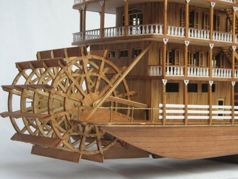 NIDALE Echelle 1/100 US Sternwheel steamer ship Mississippi - La bourse des jouets