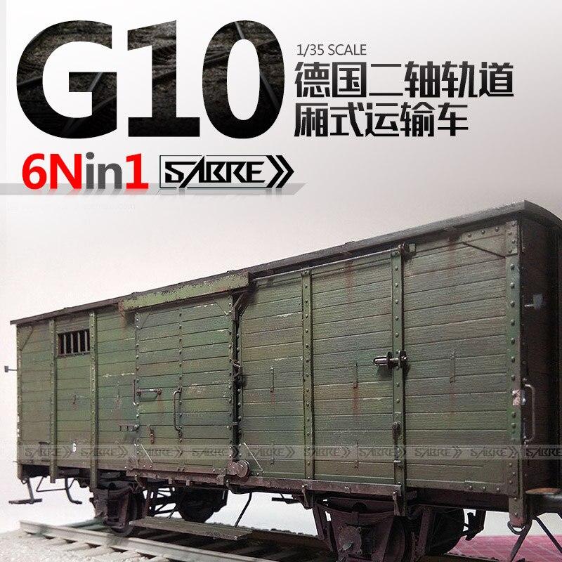 35A01 Wagon allemand Two-axle Track G10 Van 1/35 - La bourse des jouets