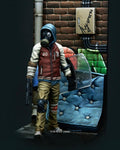 75mm personnage post apocalyptique avec masque à gaz - La bourse des jouets