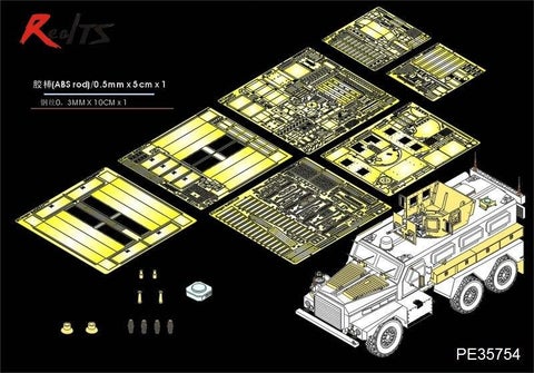 Détail pour US COUGAR 6X6 MRAP (For MENG SS-005) - La bourse des jouets