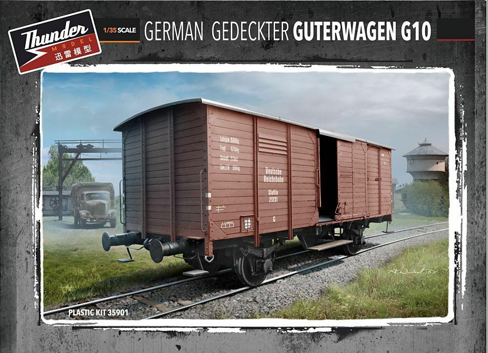 Thunder Model Echelle 1/35 wagon Allemand Gedeckter Guterwagen - La bourse des jouets