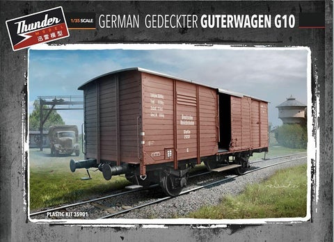 Thunder Model Echelle 1/35 wagon Allemand Gedeckter Guterwagen - La bourse des jouets