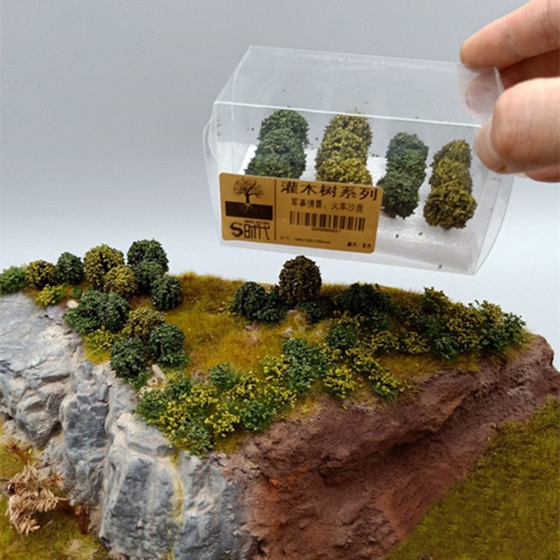 12 buissons echelle 1:35/1:48/1:72/1:87 pour diorama - La bourse des jouets