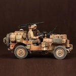 1/35, SAS Jeep Equipage SAS 2°guerre mondiale (figurines) - La bourse des jouets