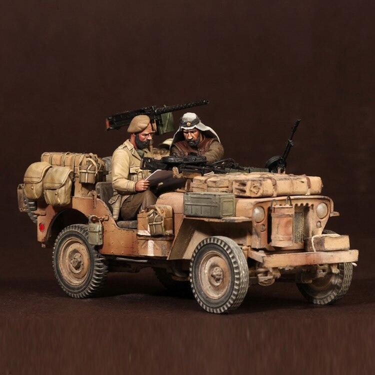 1/35, SAS Jeep Equipage SAS 2°guerre mondiale (figurines) - La bourse des jouets