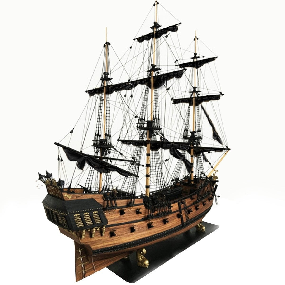 Bateau le black pearl en bois - La bourse des jouets