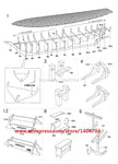 Bateau1/96 Harvey Battleship 1847 en bois - La bourse des jouets