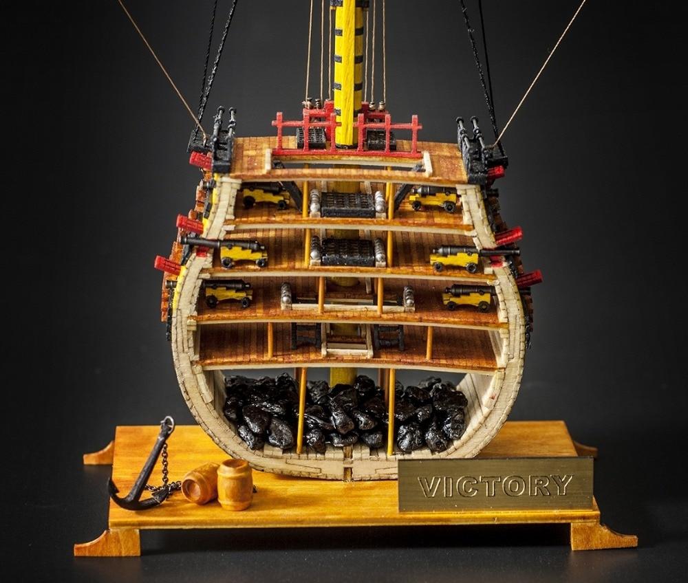 Echelle 1/200 HMS Victory en coupe - La bourse des jouets