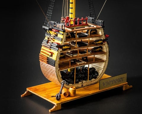 Echelle 1/200 HMS Victory en coupe - La bourse des jouets