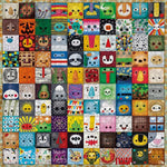 Michelangelo Puzzle 500 900 Pieces Cartoon Animals Face - La bourse des jouets