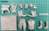 Echelle 1/35 2 figurines de Parachutistes Russe